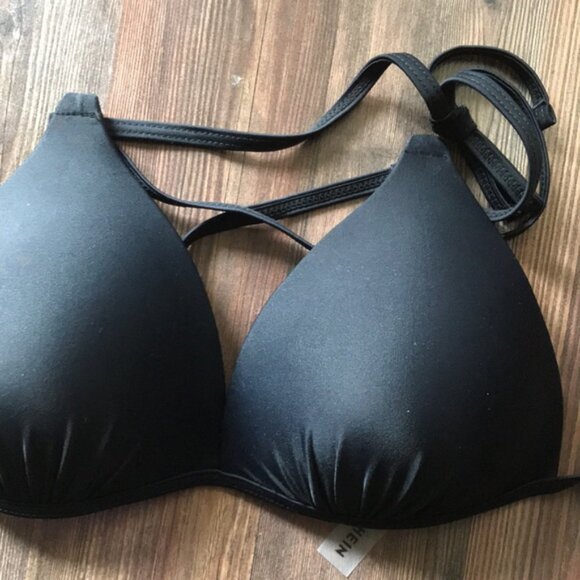 3 for $20 - SHEIN - Black Bikini Top - Picture 1 of 3